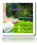 FULL TUITION for Embracing Vitality: Spring Yoga and Natural Medicine Making WorkshopSaturday, 26 April, 2014: 10 AM- 5:30 PM